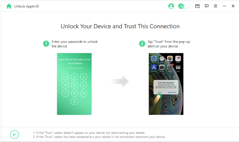 connect and trust device