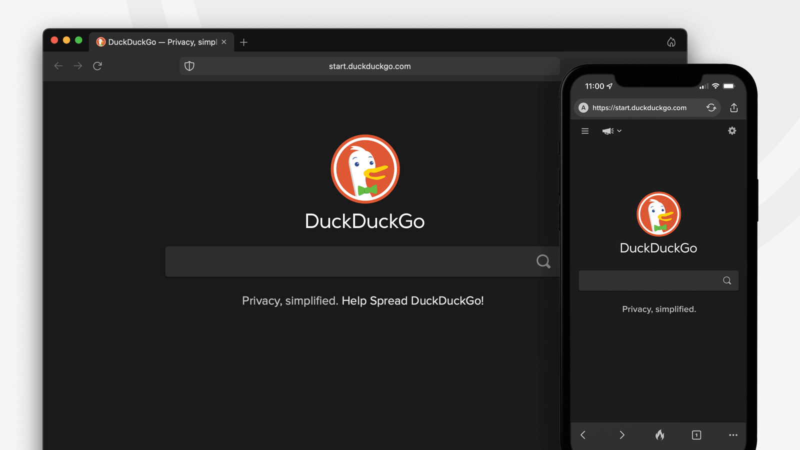 duckduckgo interface