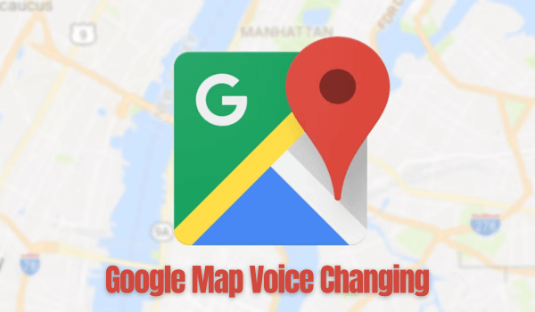 how to change Google Maps voice