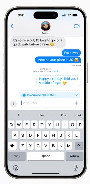  iOS 18メッセージの改良