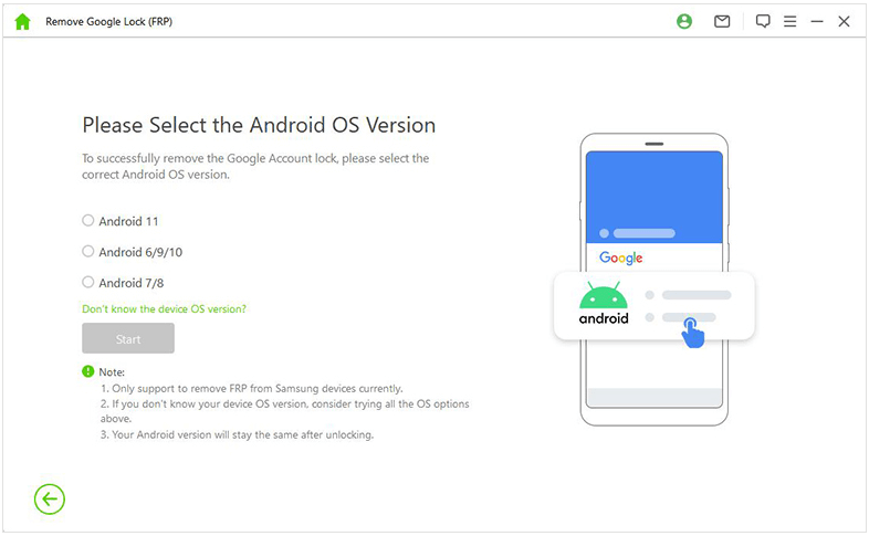 select android os version
