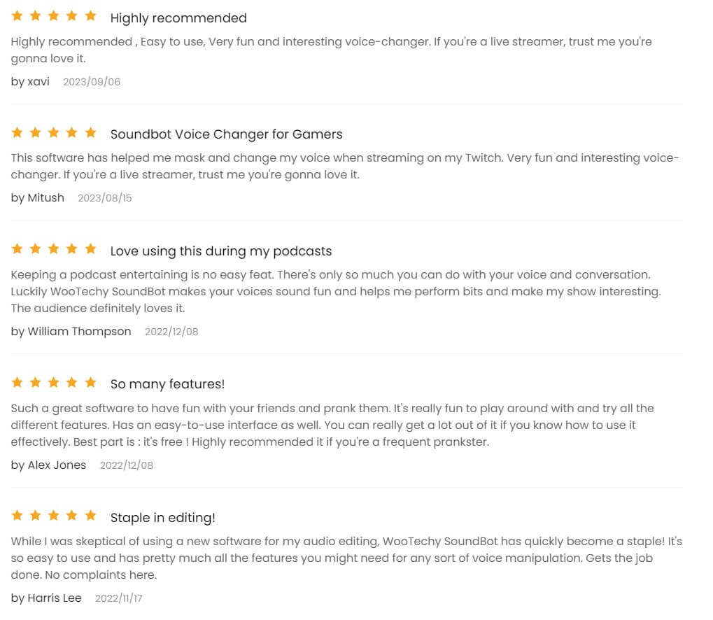 User Reviews of WooTechy SoundBot