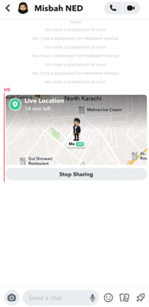 stop sharing snapchat live location