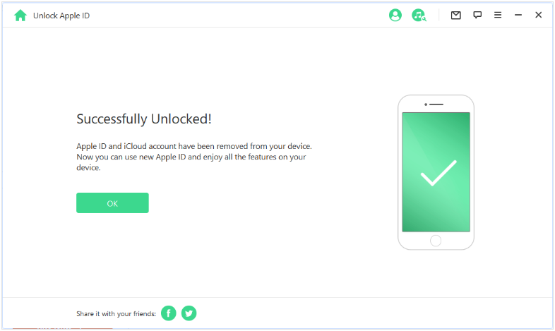 successfully unlock apple id