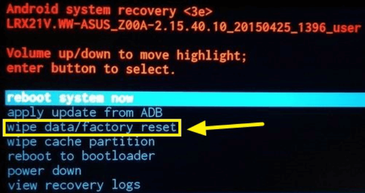 wide-data-factory-reset