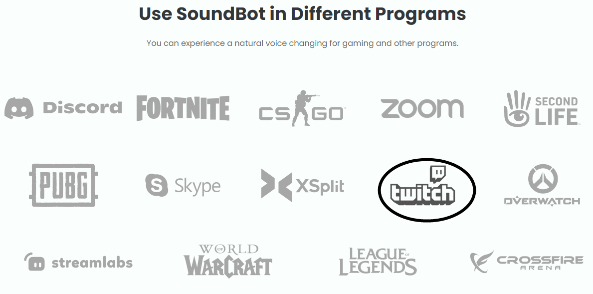 soundbot cambiador de voz