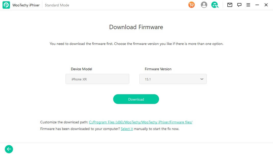 descargar firmware