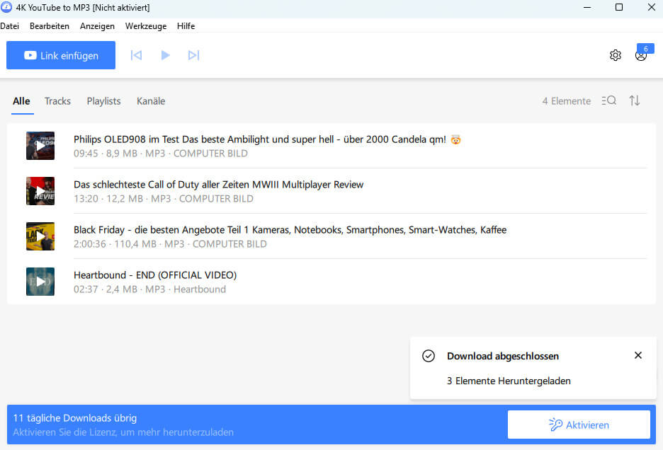 4k youtube to mp3 youtube musik downloader