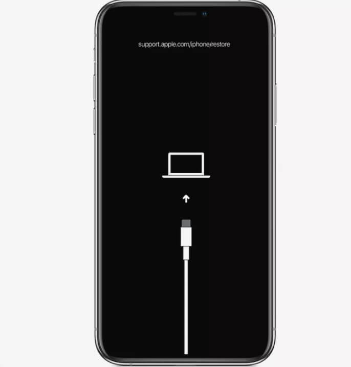 Recovery mode screen