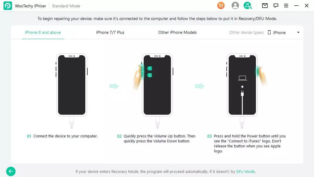 Put device into recovery mode