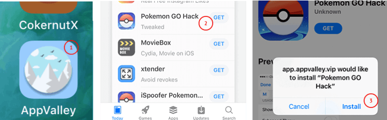 appvalley pokemongo