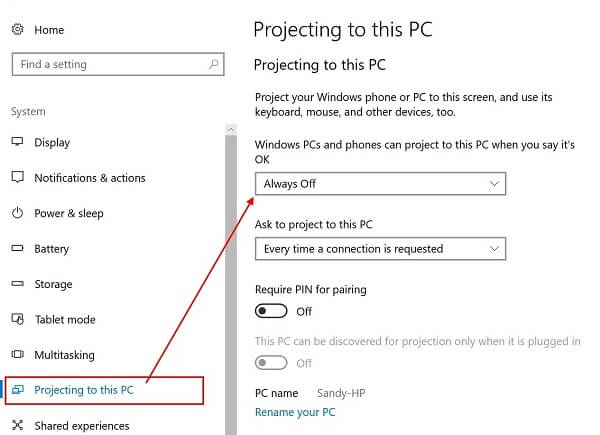 cast phone to windows step guide