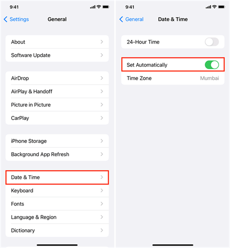 change time zone to get around screen time