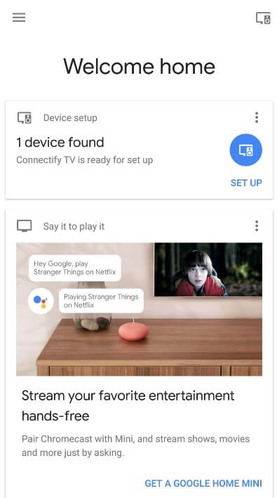cast phone to Chromecast
