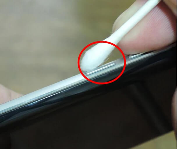 iPad volume button stuck
