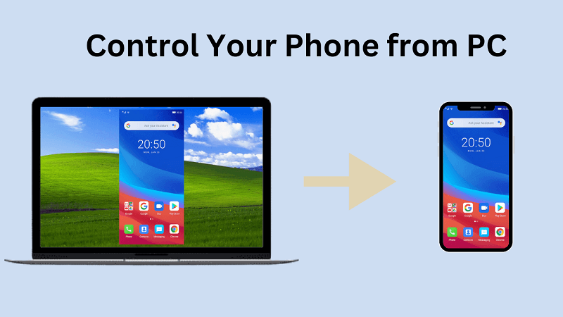 how to control your phone from PC