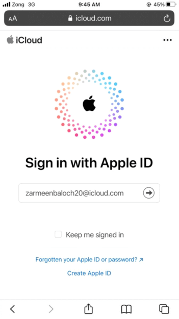 delete icloud account 1