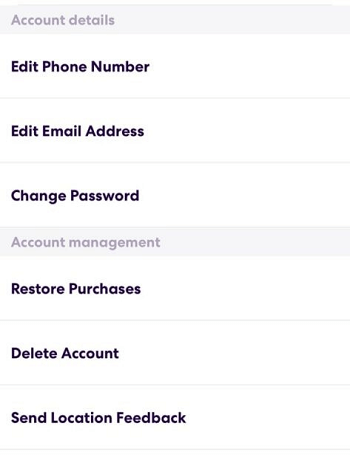 Delete Life360 Account step 1