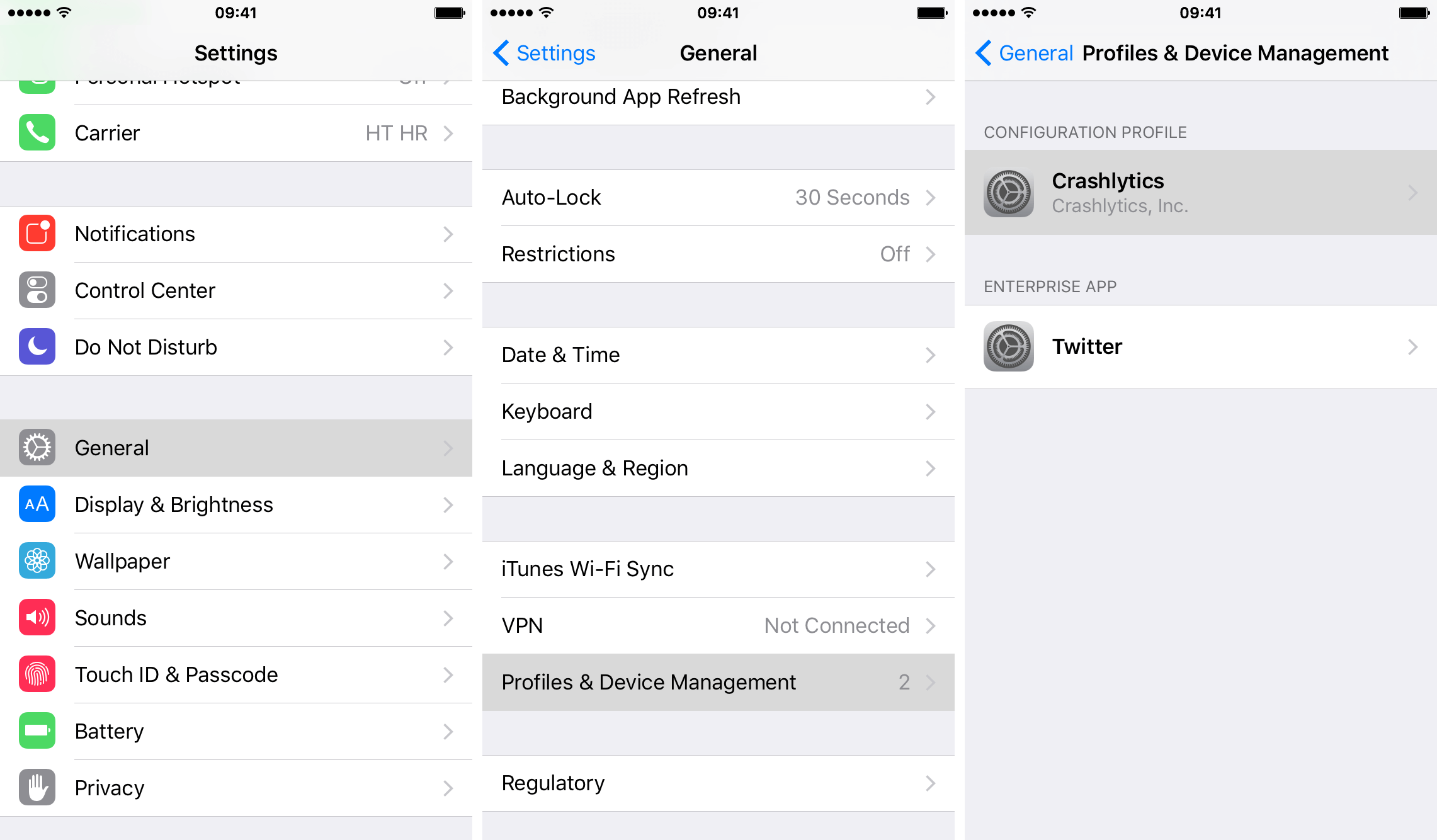 device management iphone