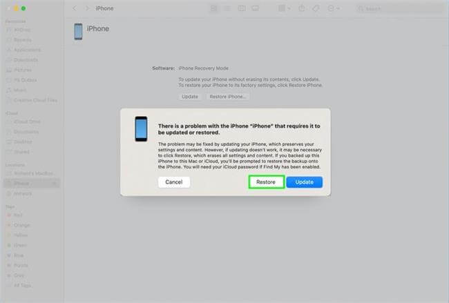 downgrade from ios17 beta to ios16