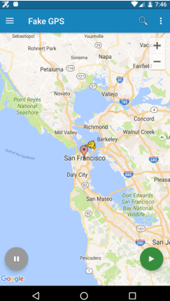 download and open fake gps app