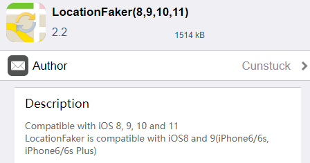 download location faker on cydia
