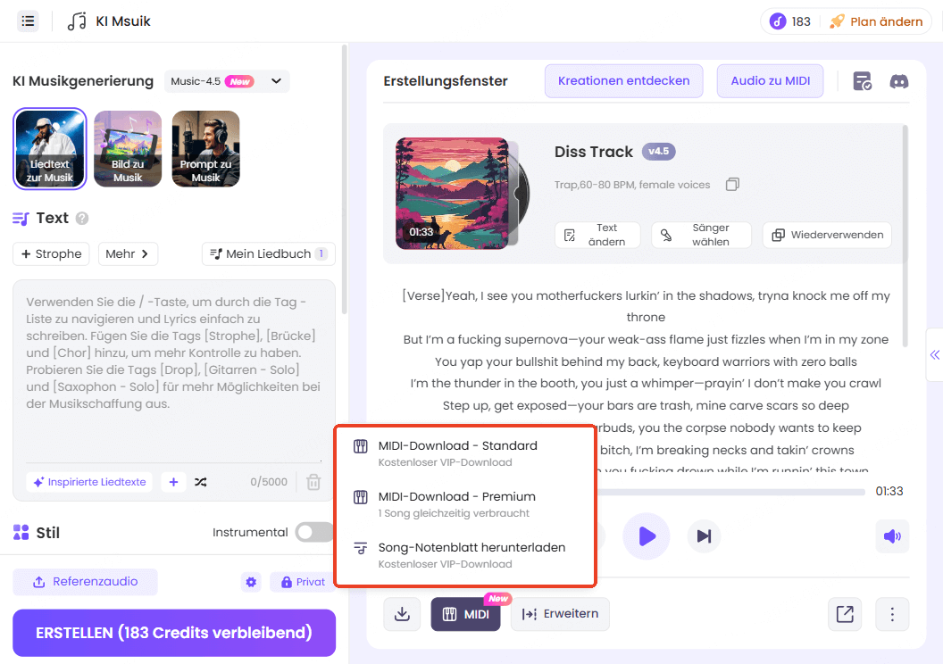 download song with topmediai