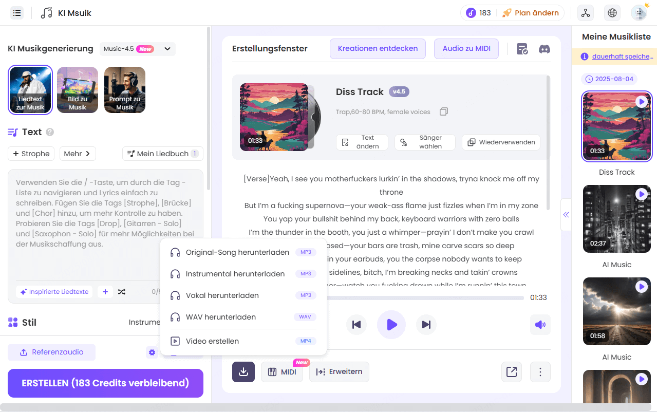 topmediai rapper voice generator
