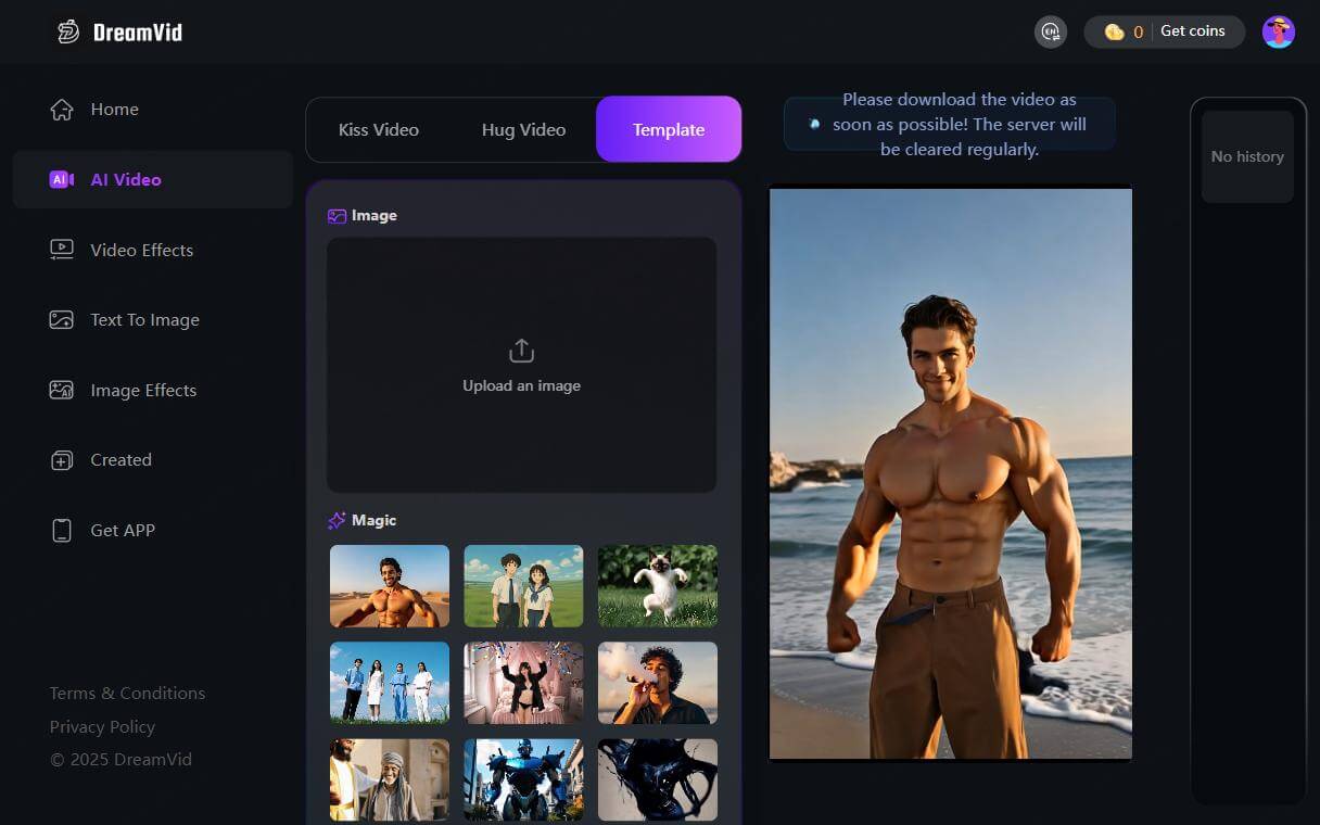 dreamvid ai turn image to video