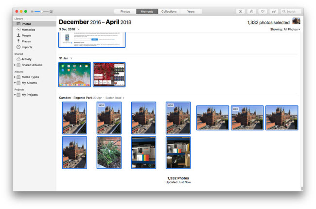 access icloud photo on mac
