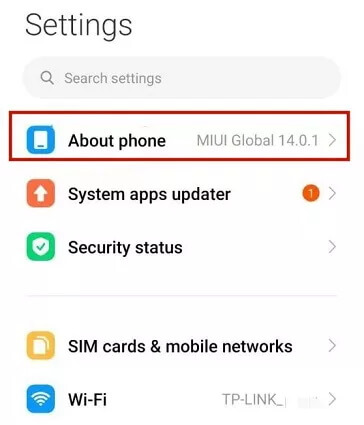 find imei number on android