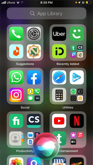 find saved iphone passwords via siri