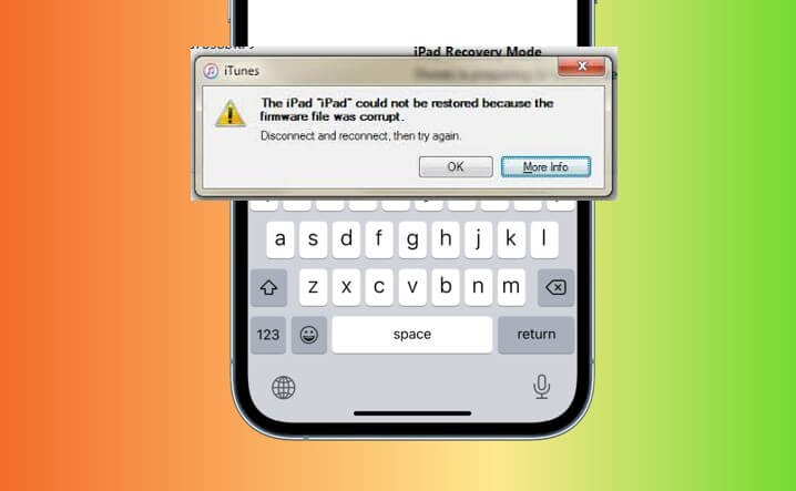 firmware file iphone corrupt