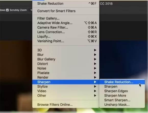 fix blurry pictures via photoshop