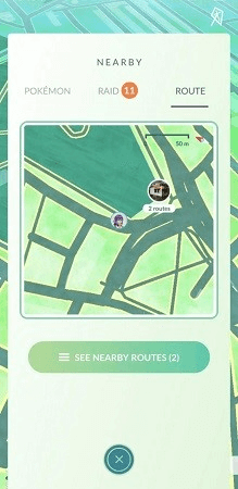 follow Pokemon Go route