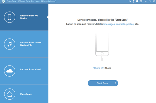 FonePaw iPhone data recovery