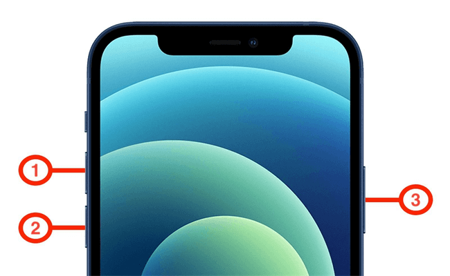 forced reboot iphone