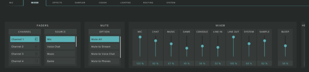 goxlr voice changer mixer setup