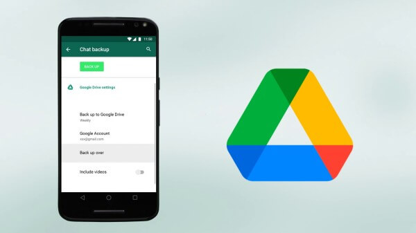google drive whatsapp backup location