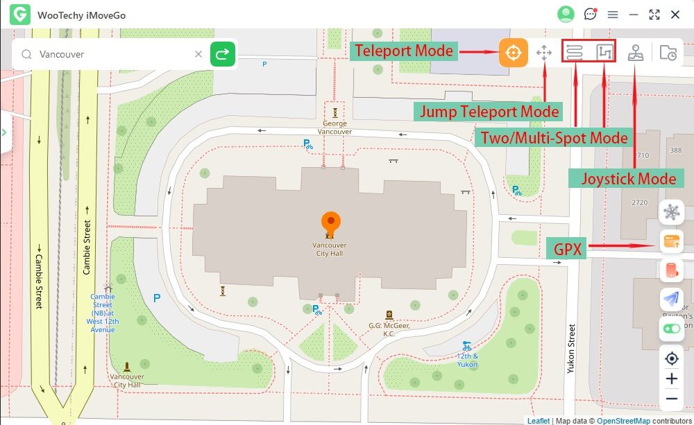 5 transfer modes of imovego