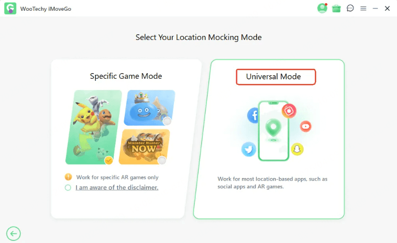 wootechy imovego modes