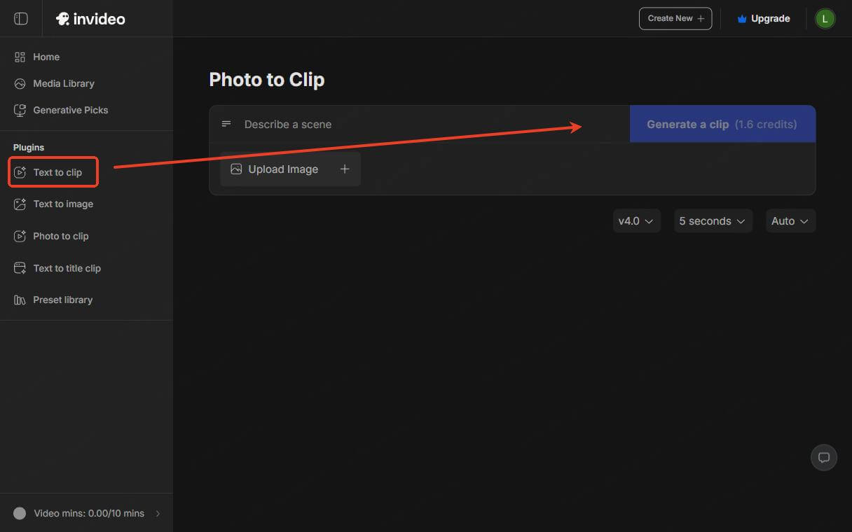 invideoai ai make video from image