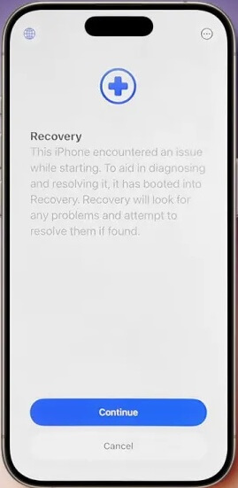 ios 26 beta recovery assistant