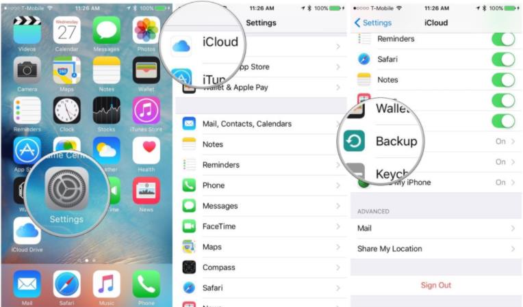 iphone backup data
