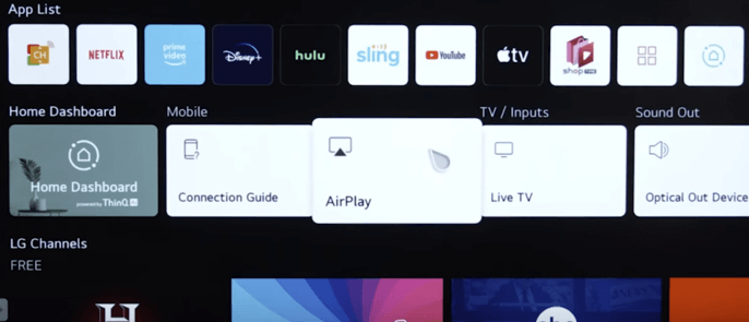 Make Screen Mirroring Full Screen on LG TV