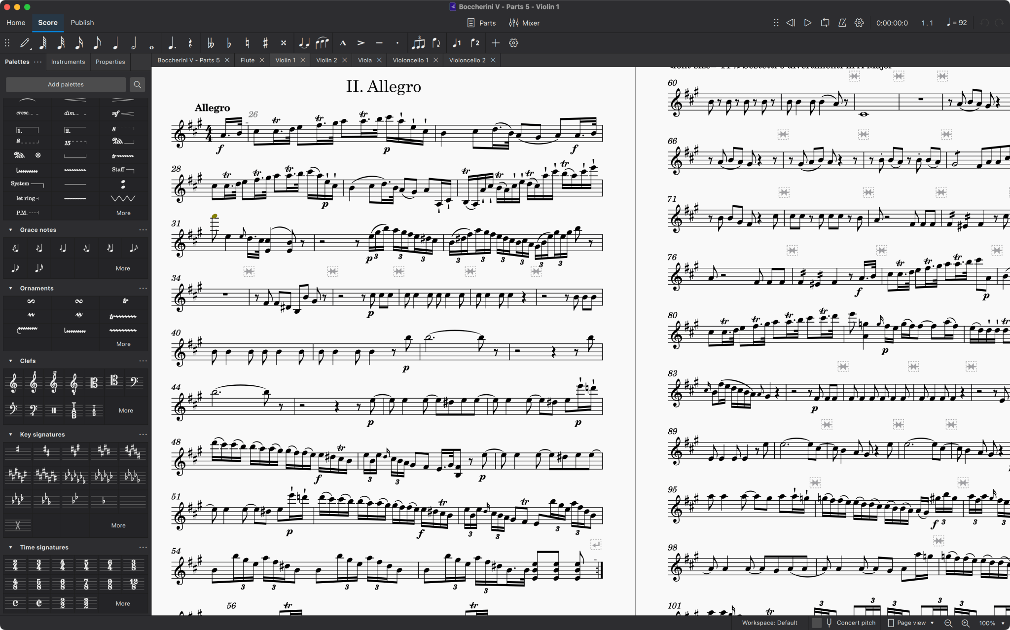 musescore interface sheet music generator