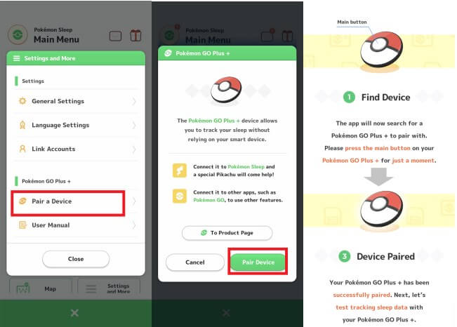Track Pokemon Sleep with Pokemon Go Plus +