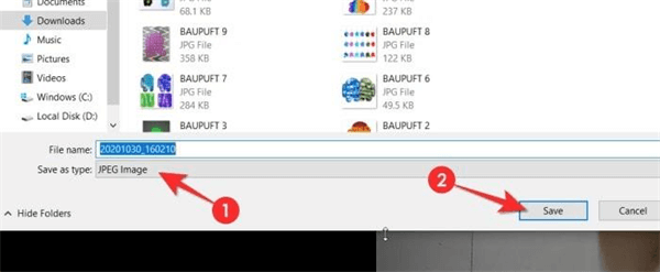 re-download corrupted photos