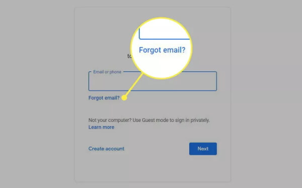 recover google account username 1