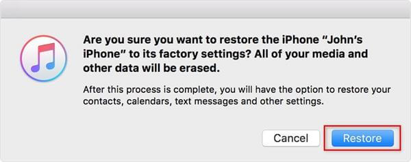 recover deleted messages on iphone via itunes